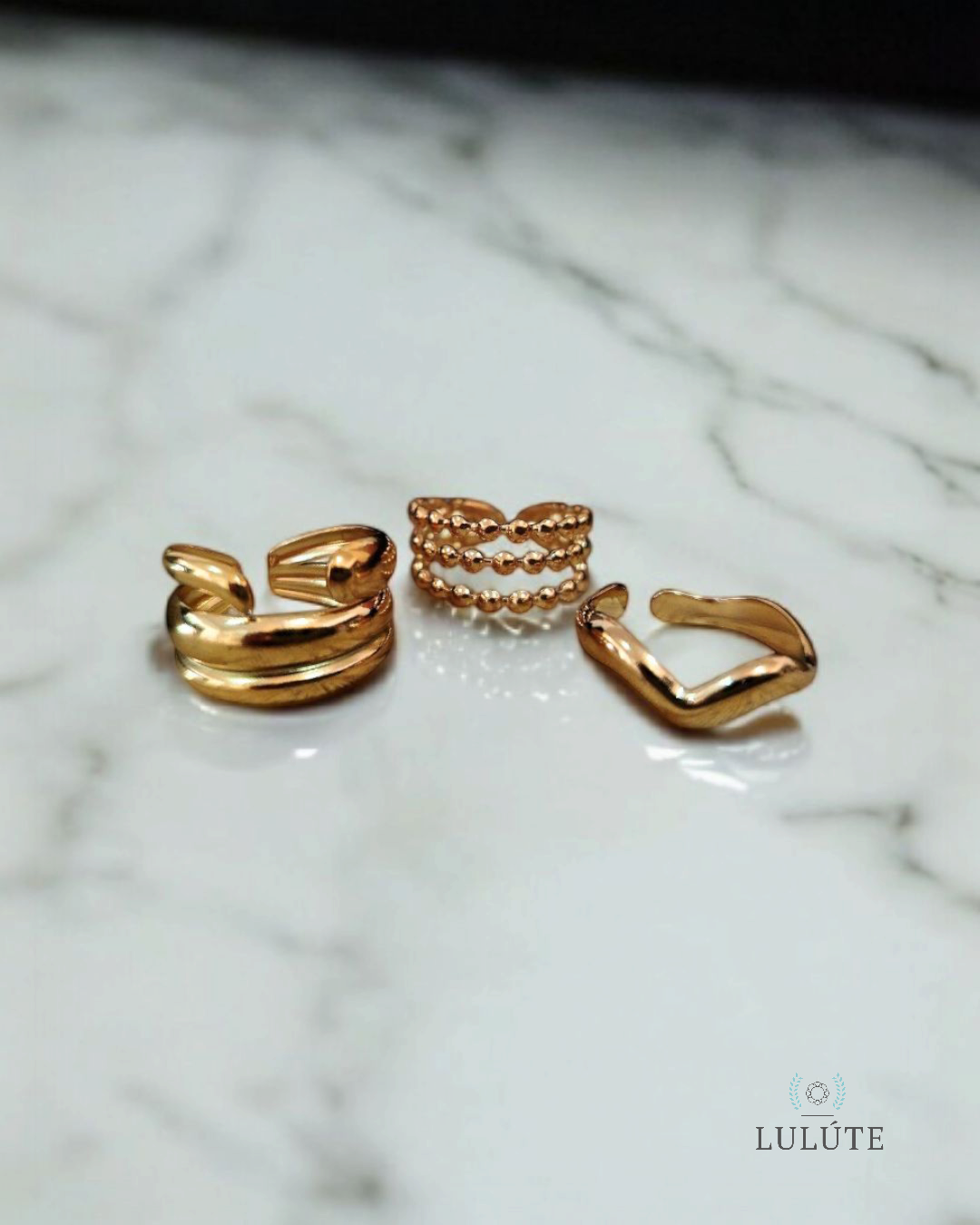 Trío Anillos Linda