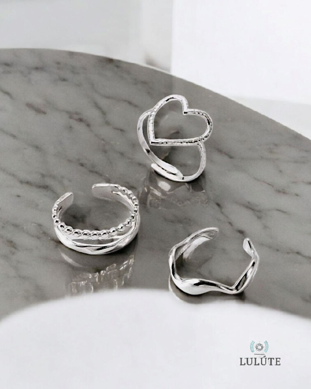 Trío Anillos Love