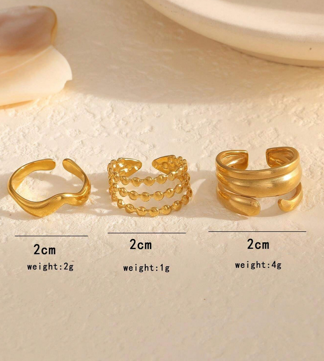 Trío Anillos Linda
