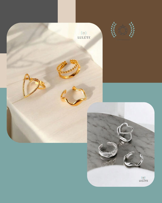 Trío Anillos Love