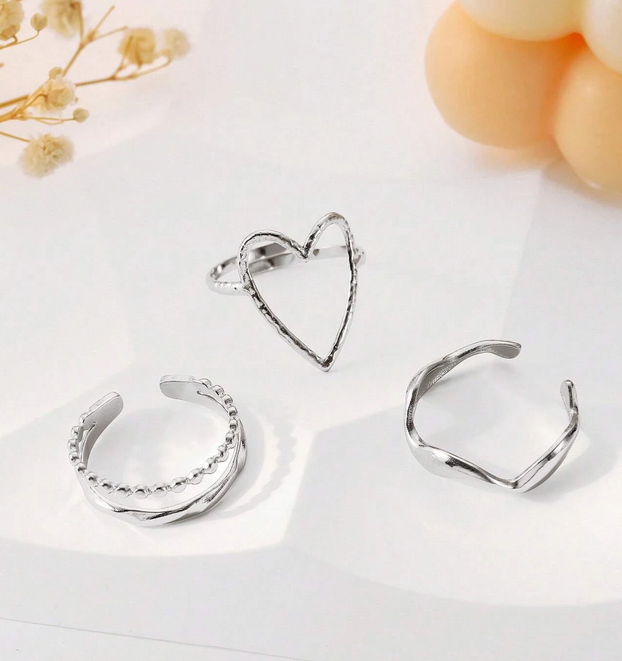 Trío Anillos Love