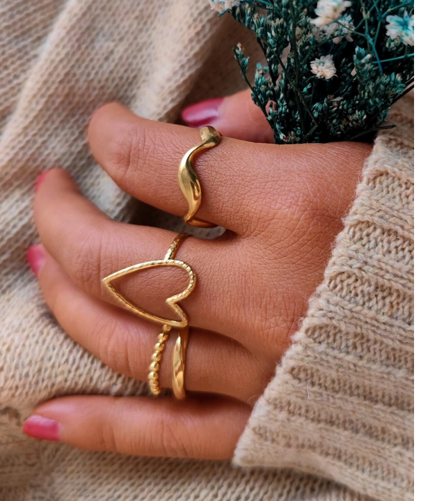 Trío Anillos Love